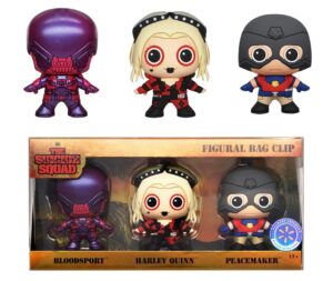 The Suicide Squad 3D Foam Bag Clip - 3pc Set