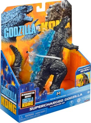 Monsterverse Supercharged Godzilla with Fighter Jet & Battle Damage Reveal