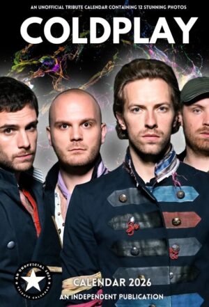 Coldplay 2026 wall calendar
