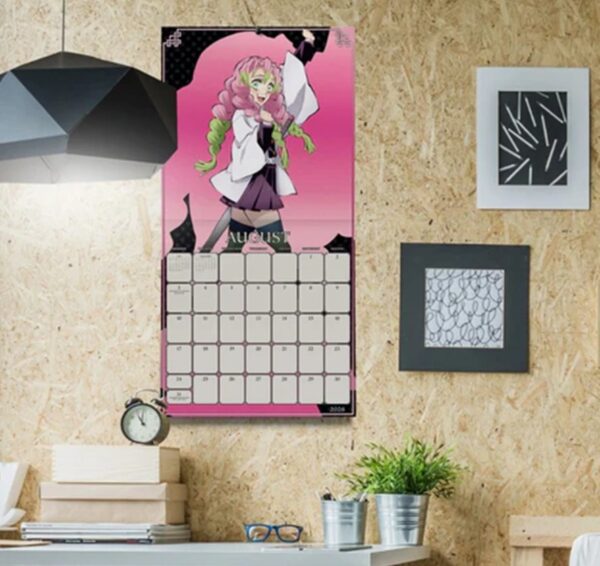 Demon Slayer 2026 Square Wall Calendar
