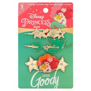 Disney Princess Ariel Bobby Pin and Barrette Set