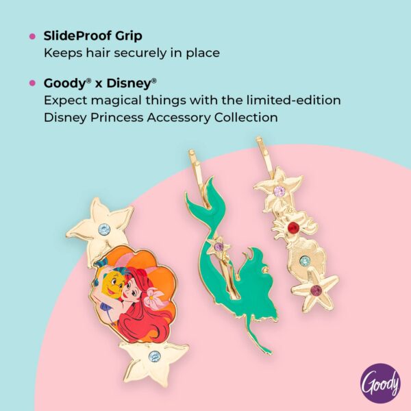 Disney Princess Ariel Bobby Pin and Barrette Set - Image 3
