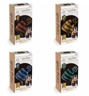 Harry Potter Hogwarts Houses Bobble hat Knitting Kits
