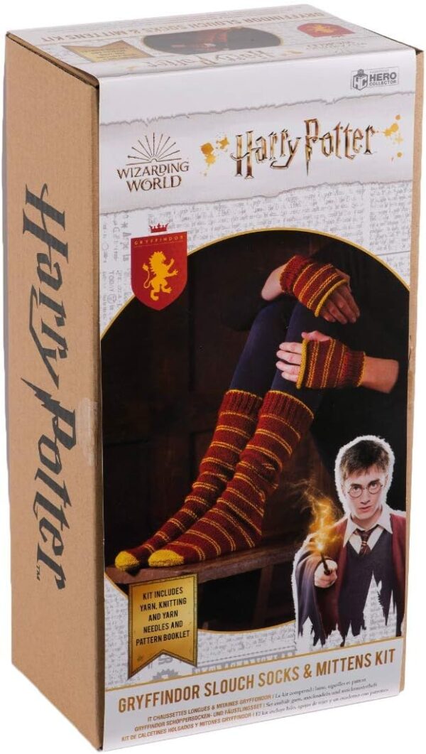 Harry Potter Wizarding World Hogwarts Slouch Socks and Mittens Knitting Kits - Image 2