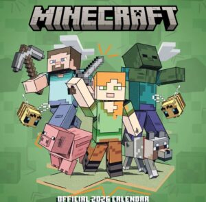 Minecraft Official 2026 Wall Calendar