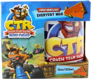 New CTR CRash Team Racing Crash Bandicoot Everyday Mug boxed