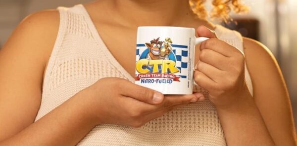 CTR Crash Team Racing Crash Bandicoot Ceramic Mug - Image 4