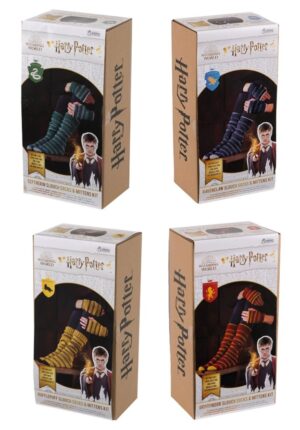 Harry Potter Wizarding World Hogwarts Slouch Socks and Mittens Knitting Kits