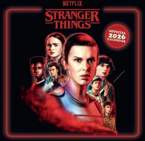 Official Netflix Stranger Things Rewatch 2026 Square Wall Calendar