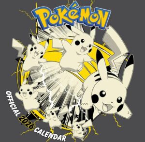 Pokémon 2026 Official Square Wall Calendar