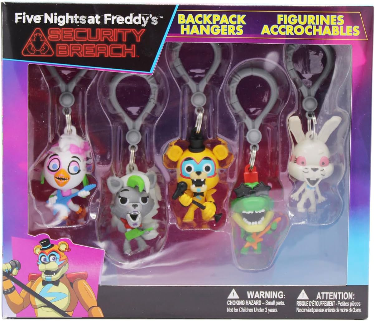 Five Nights at Freddy's Security Breach Backpack Hangers S1 Collector's Box - Image 2