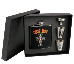 Guns N'Roses Hip Flask Gift Set