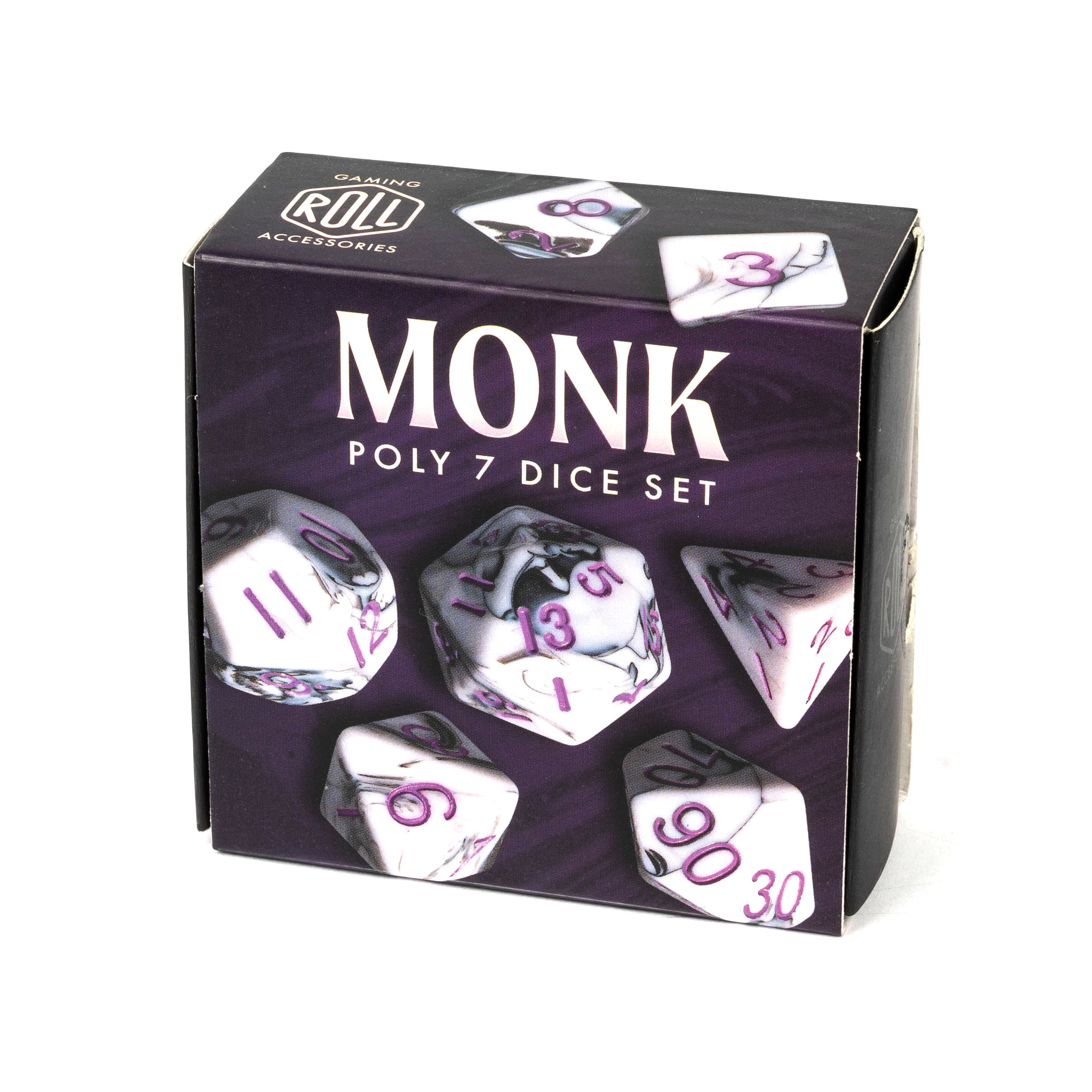 Monk Poly 7 Dice Set Boxed