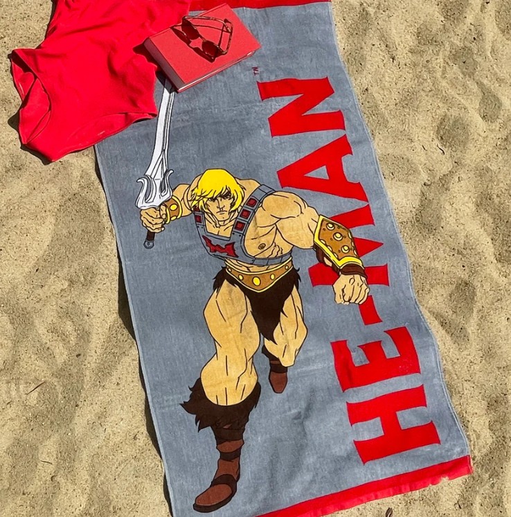 Official Masters of the Universe He-Man Thunder Beach Towel