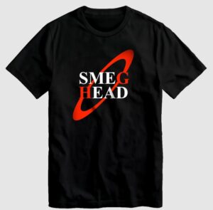 Red Dwarf Smeg Head Black T-Shirt