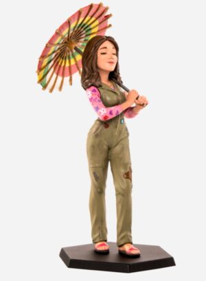 Kaylee Frye with parasol figurine