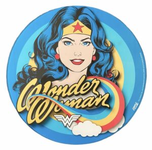 Wonder Woman Glass Chopping Board