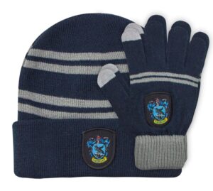 Harry Potter Ravenclaw Beanie and Gloves Set for Adults
