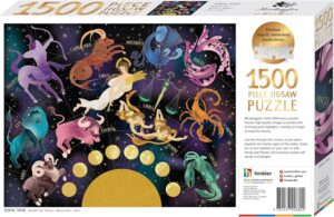 Mindbogglers Gold 1500pc Zodiac Jigsaw Boxed