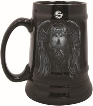 Wolf Spirit Ceramic Stein Mug