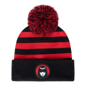 emily-the-strange-pom-beanie-stock-image