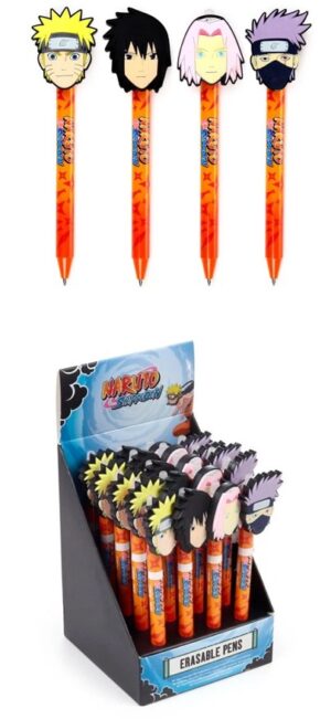 Naruto-Shippuden-Erasable Pens 4 Designs