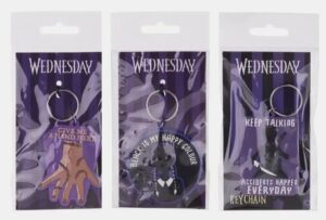 Netflix Wednesday Keychains Assorted