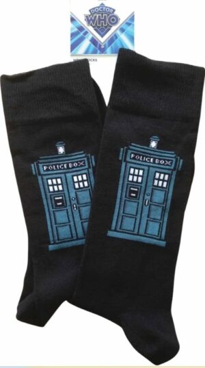 BBC Doctor Who Men's Tardis Design Socks