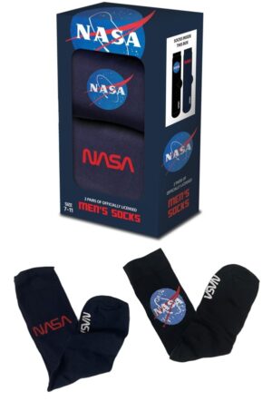Official NASA Mens Socks Gift Boxed
