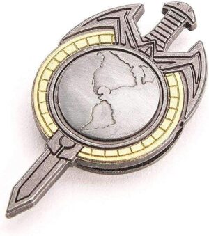 Star Trek Mirror Universe - Terran Empire Combadge - Gold