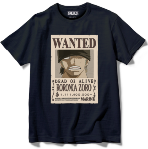 One Piece - Wanted Zoro Poster - T-Shirt
