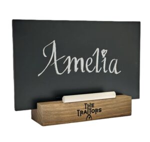 The Traitors Chalk Board with 4 chalks