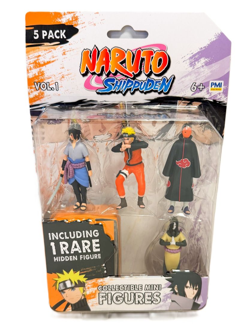Naruto Shippuden Vol! Collectable Mini Figures 5 Pack