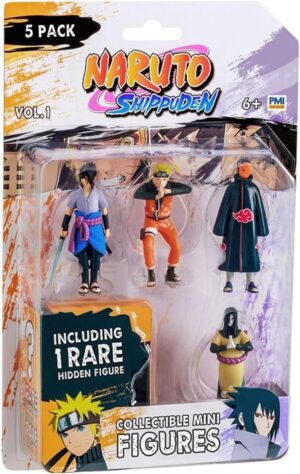 Naruto Shippuden Vol! Collectable Mini Figures Pack