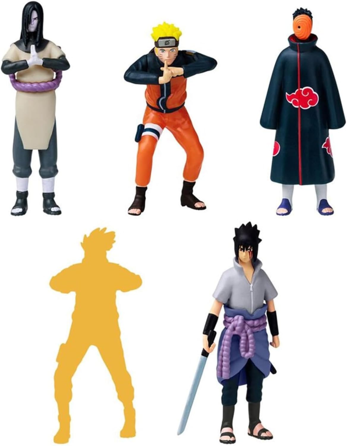Naruto Shippuden Vol 1 Collectable Mini Figures 5 Pack - Image 2