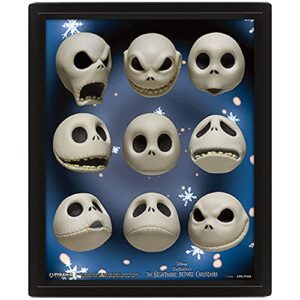 Nightmare Before Christmas - Jack - 3D Framed Lenticular Poster
