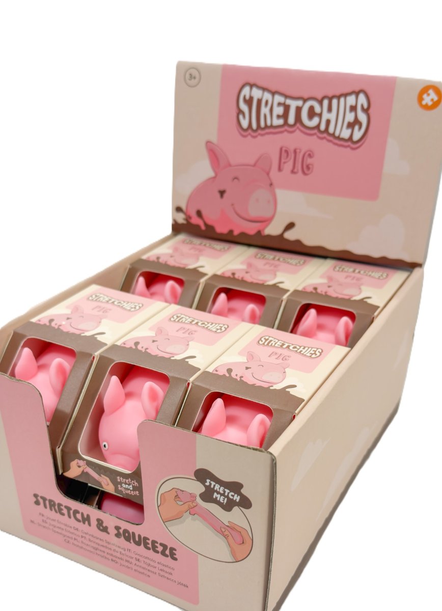 Stretchies Pig Kids Stress Toy - Image 3