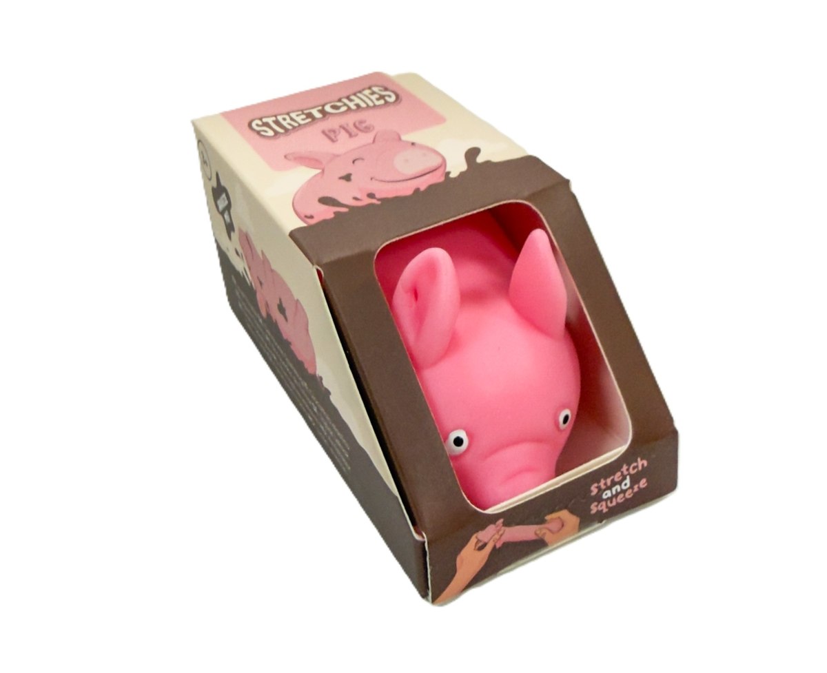 Stretchies Pig Kids Stress Toy - Image 2
