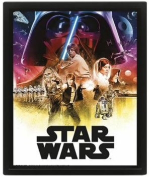 Star Wars - 3D Framed Lenticular Poster