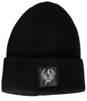 Stranger Things Hellfire Club Patch Logo Beanie