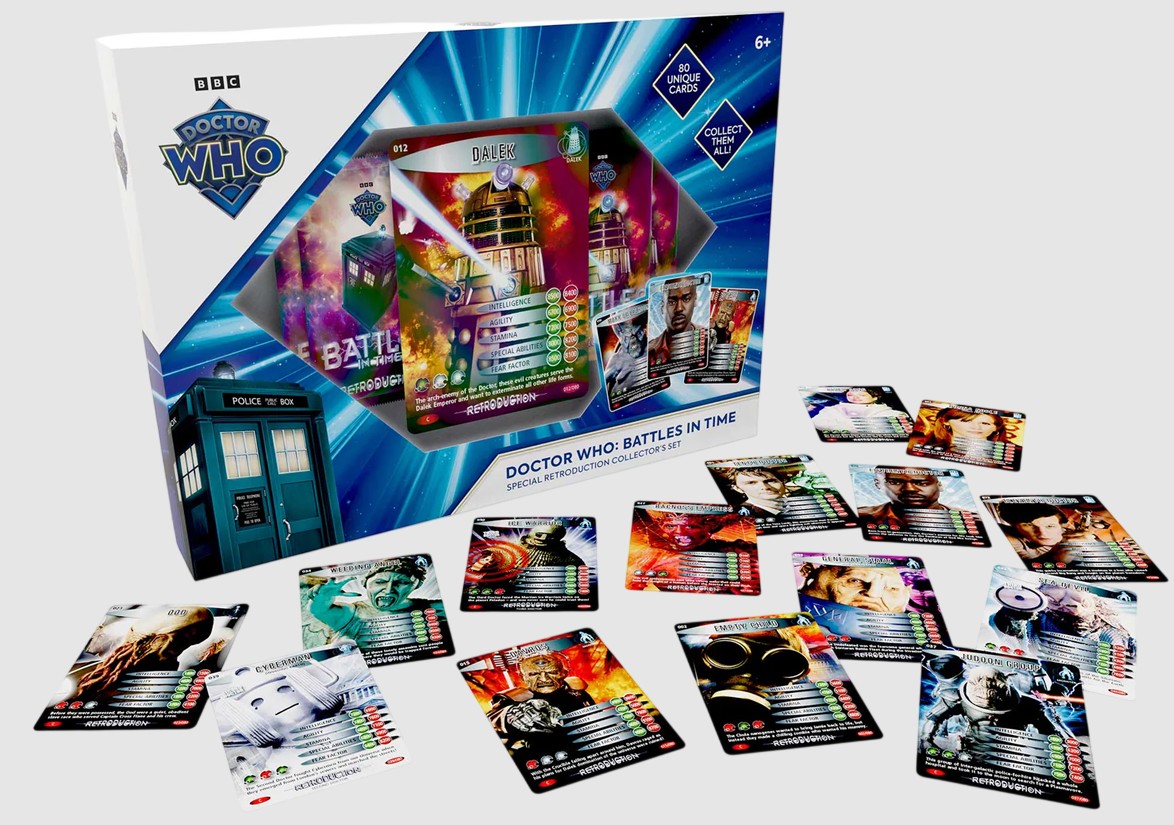 BBC Doctor Who Battles in Time Special Trading Card Game Retroduction Collector's Set