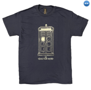 Doctor Who Tardis Sketch Design T-Shirt