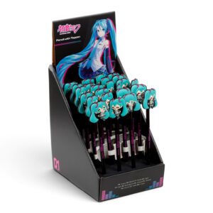 Hatsune Miku Pencil with PVC Topper CDU