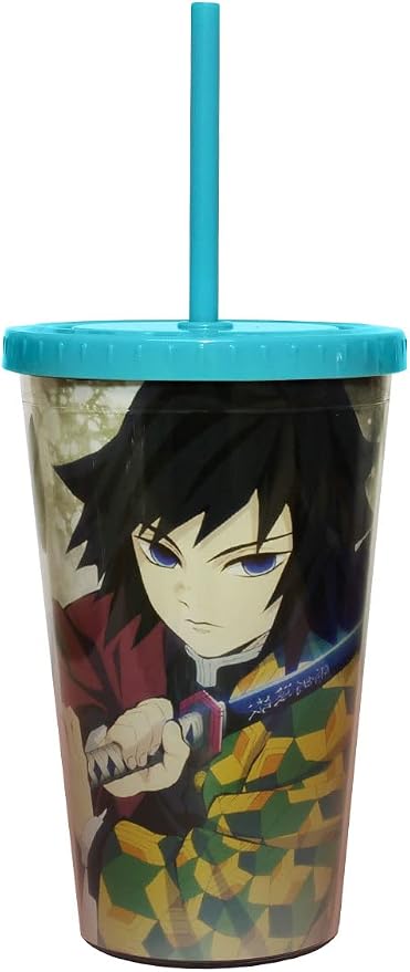 Demon Slayer Tanjiro & Giyu Carnival Tumbler Cup - Image 2