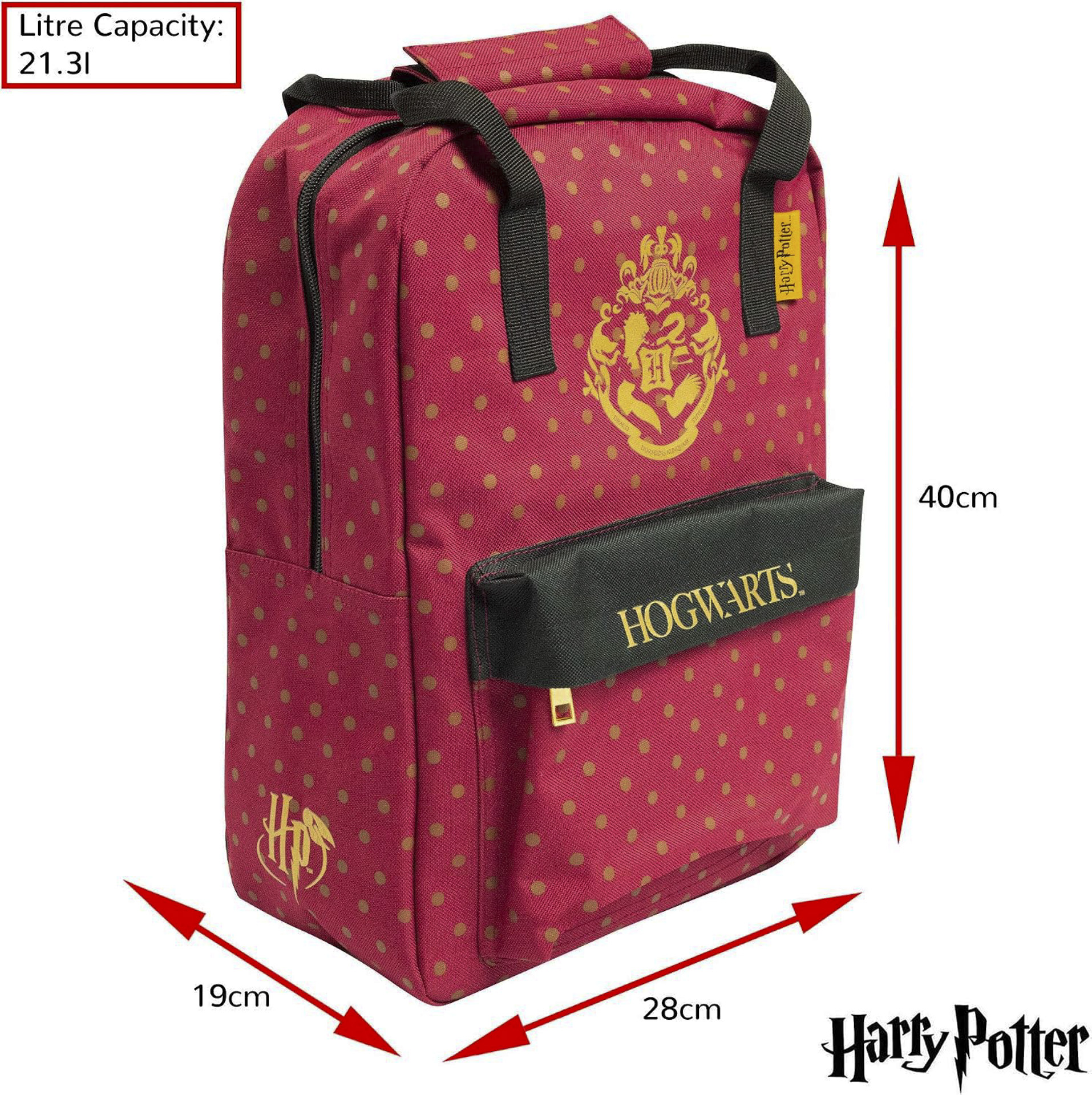 Harry Potter Hogwarts Crest Backpack - Image 2