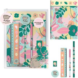 Pusheen Gift Set with A5 Notebook and Stationery Set
