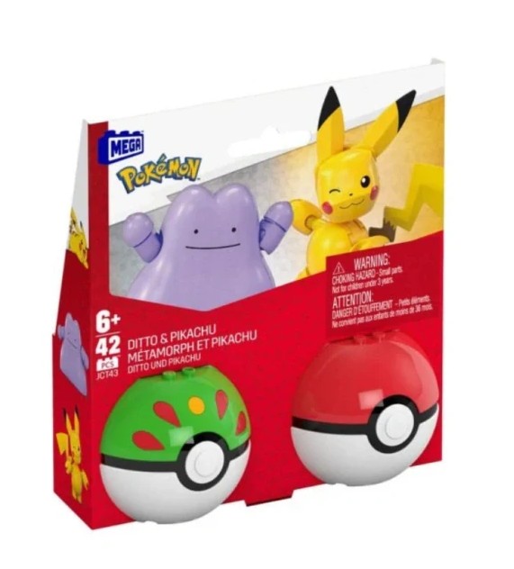 Pokemon MEGA Poké Ball Collection Kit: Pikachu & Ditto