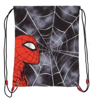 Black Marvel Comics Spider-Man Web Head Gym Bag
