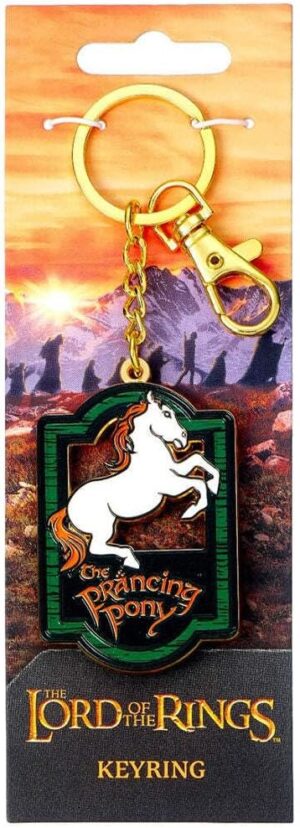 The Lord of The Rings Prancing Pony Pub Sign Keyring