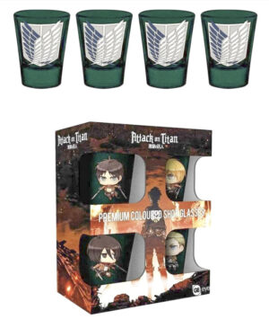 Attack on Titan Premium Shot Glasses Gift Set